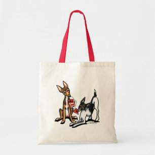 Rat Terrier Sweethearts Tote Bag
