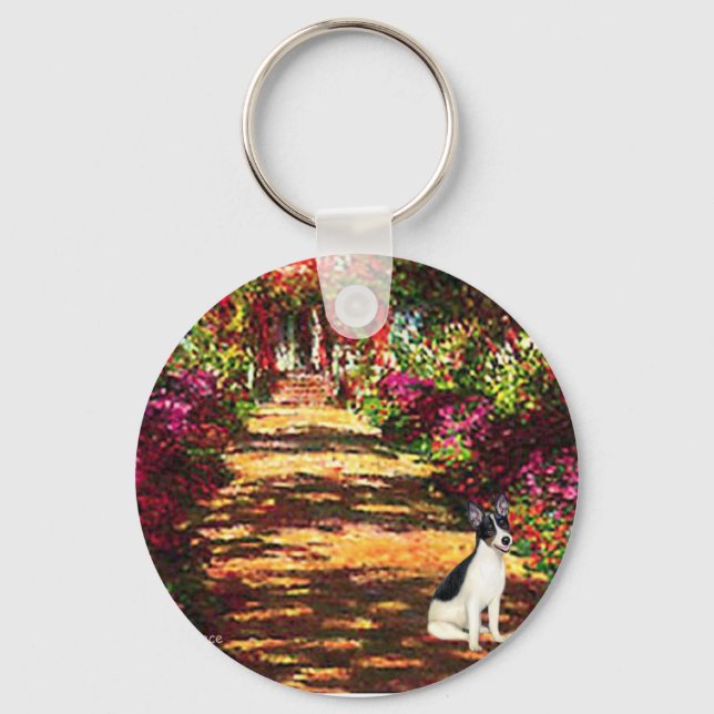 Rat Terrier - The Path Key Ring (Front)