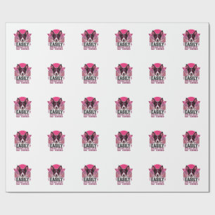 Rat Terrier Vintage Easily Distracted Dog Shirt De Wrapping Paper