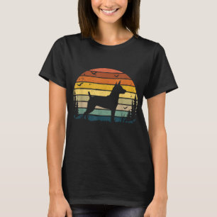 Rat Terrier Vintage Retro Dog Mum Dad Pet Lover Gi T-Shirt