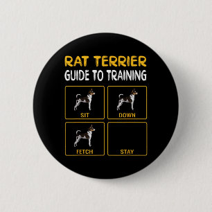 Rat Terriers Owner Gift Dog Themed 6 Cm Round Badge