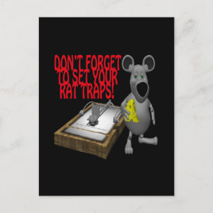 Rat Traps Postcard