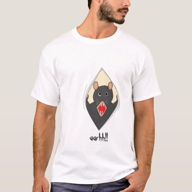 Rat tshirt. T-Shirt (Front)