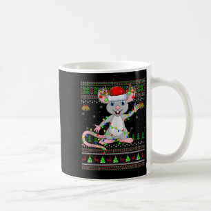Rat Ugly Christmas Sweaters Holiday Santa Cute Xma Coffee Mug