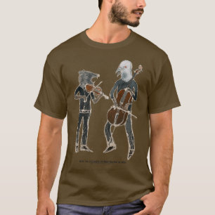 Rat vs Pigeon in the musical way T-Shirt