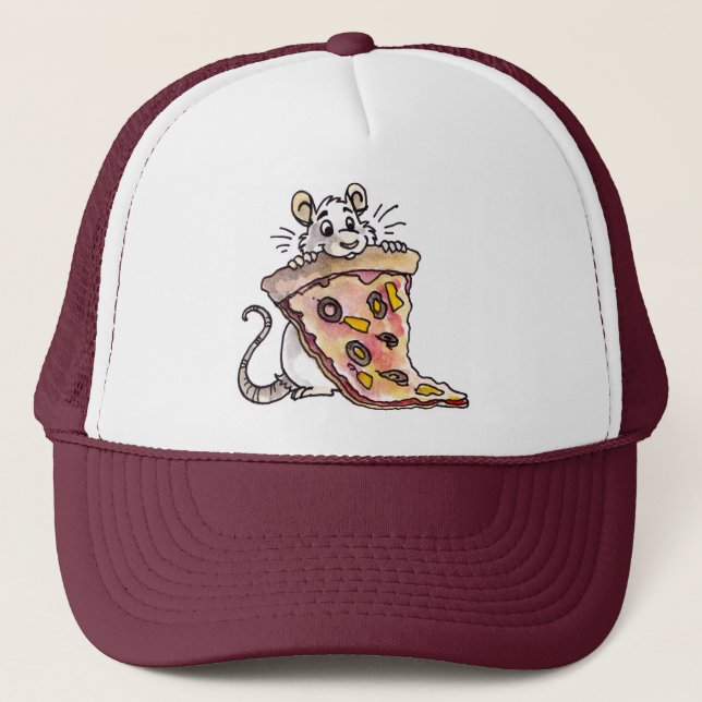 Rat with Pizza Hat (Front)