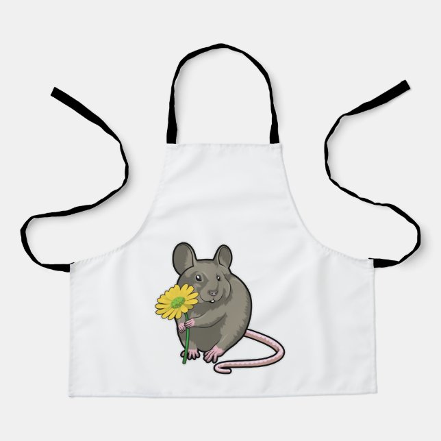 Rat with yellow Flower Apron (Front)