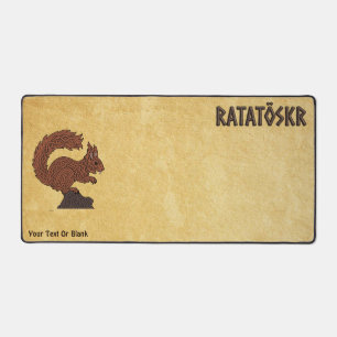 Ratatöskr, Norse/Viking Squirrel Desk Mat