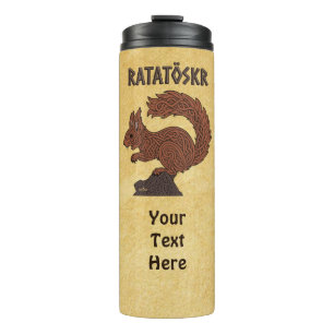  Ratatöskr, Norse/Viking Squirrel Thermal Tumbler