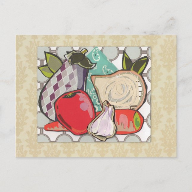 Ratatouille Kitchen Ingredients - Postcard (Front)