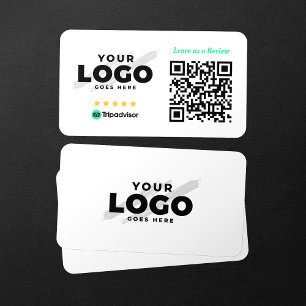 Rate Business Tripadvisor Reviews 5 Star QR Code Card