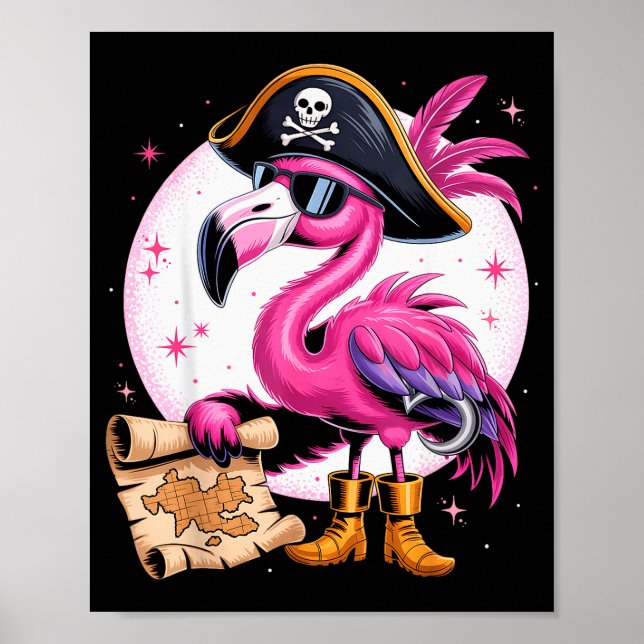 Rate Nk Flamingo Funny Halloween Party Costume Men Poster (Front)
