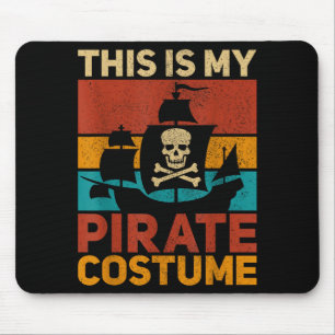 Rate Ship Funny Rate Outfit Rate Costume Retro Rat Mouse Pad