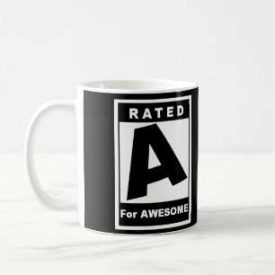 Rated A for Awesome Coffee Mug