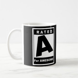Rated A for Awesome Coffee Mug
