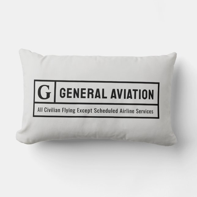 Rated G General Aviation Lumbar Pillow (Front)