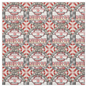 Rather be a nurse fabric