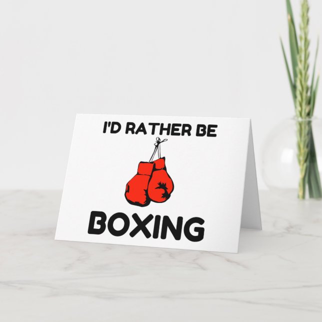 RATHER BE BOXING HOLIDAY CARD (Front)