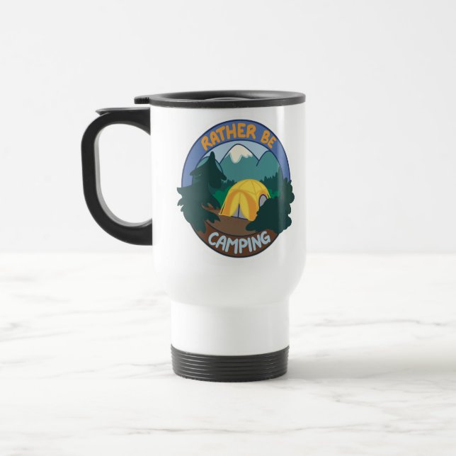 Rather Be Camping Traveller/Commuter Mug (Left)