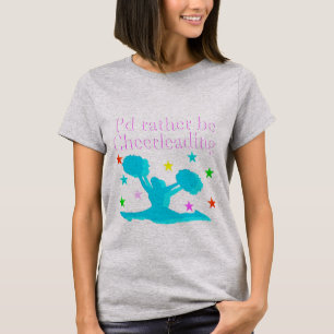 RATHER BE CHEERLEADING PERSONALIZED T SHIRT