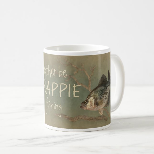 Rather be Crappie Fishing Coffee Mug (Front Right)