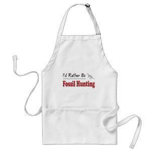Rather Be Fossil Hunting Standard Apron