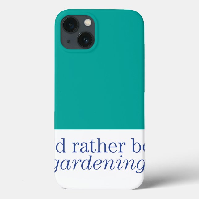 Rather Be Gardening Case-Mate iPhone Case (Back)