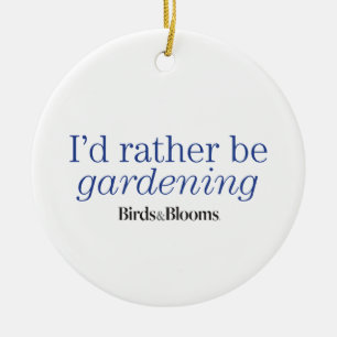 Rather Be Gardening Ceramic Tree Decoration