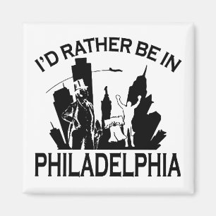 Rather be in Philadelphia Magnet