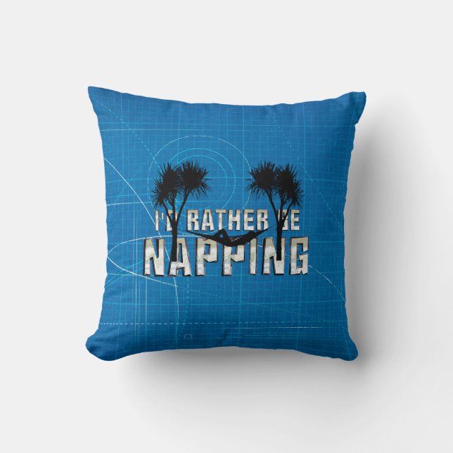 Rather Be Napping Cushion (Front)