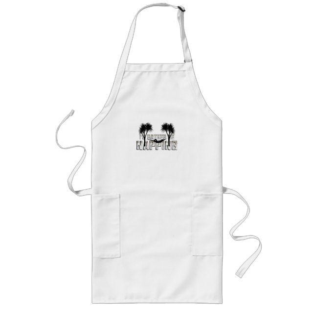 Rather Be Napping Long Apron (Front)
