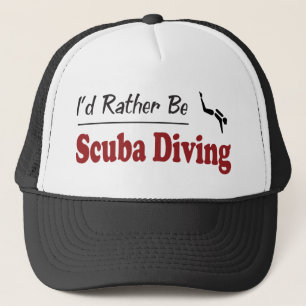 Rather Be Scuba Diving Trucker Hat