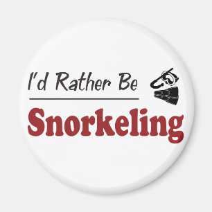 Rather Be Snorkelling Magnet