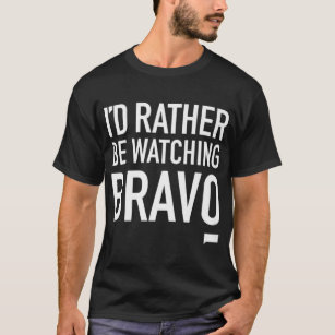 Rather Be Watching Bravo Slim-Fit Premium T-Shirt