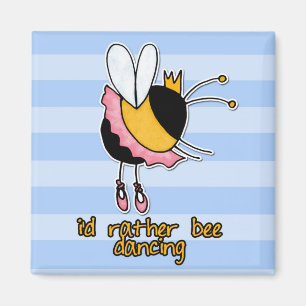 rather bee dancing magnet