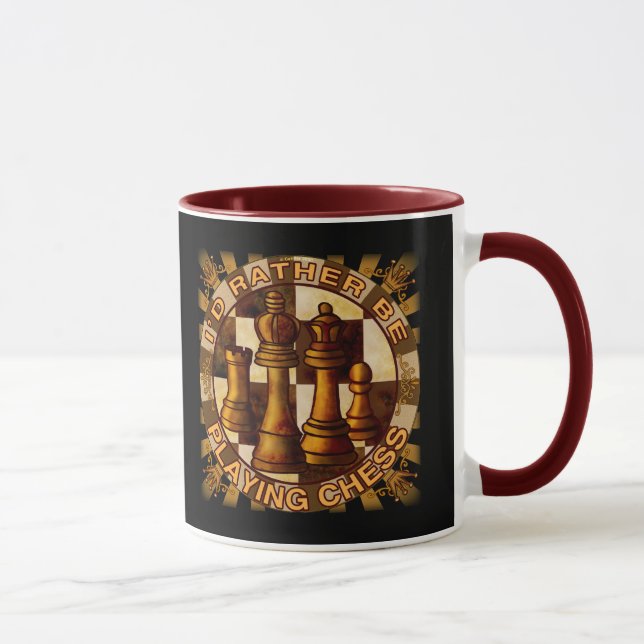 Rather Play Chess Mug (Right)