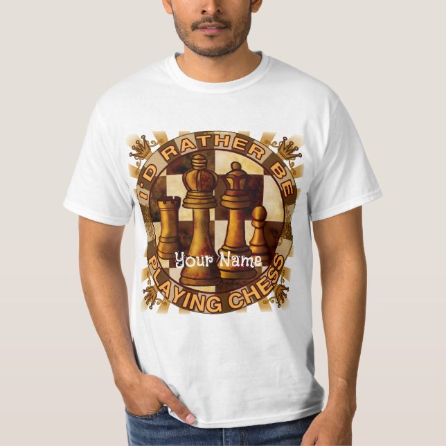 Rather Play Chess T-Shirt (Front)