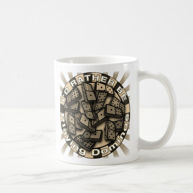Rather Play Dominoes mug (Right)