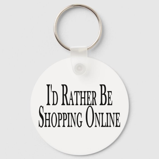 Rather Shop Online Key Ring (Front)