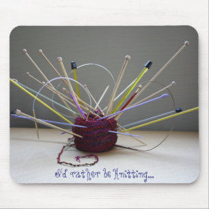Ratherbeknitting Mouse Pad