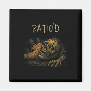 Ratio'd Teag Meme Funny Zombie Npc Ratioed Gamer H Magnet