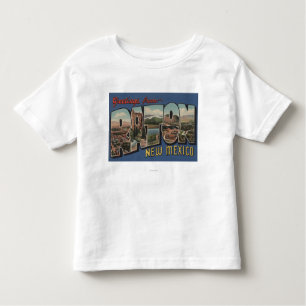 Raton, New Mexico - Large Letter Scenes Toddler T-Shirt