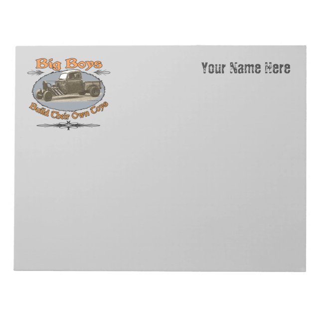 Ratrod Truck Notepad (Front)