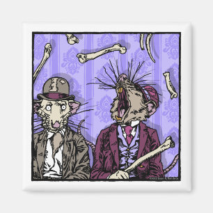 Rats and Bones - Pop Goth Nightmare Surreal Magnet