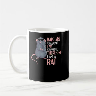 Rats Are Awesome Funny Rat Lover Apparel   Coffee Mug
