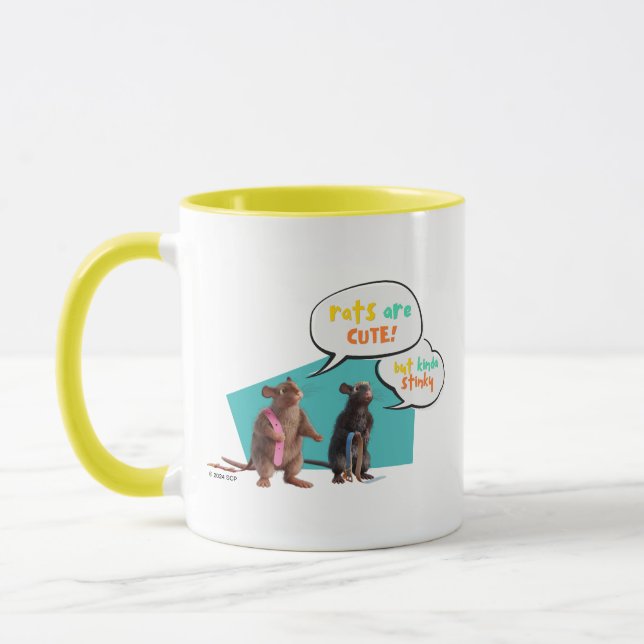 Rats Are Cute But Kinda Stinky Mug (Left)