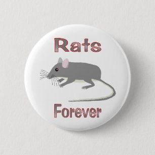Rats Forever 6 Cm Round Badge