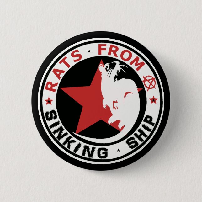 RATS FROM A SINKING SHIP BADGE (Front)