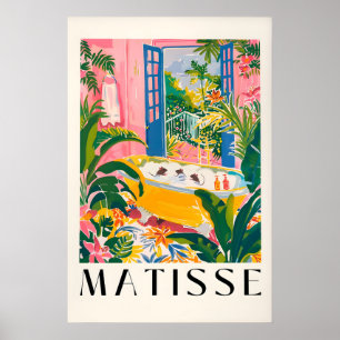 Rats in Bathtub Art Print Matisse Style Tropical