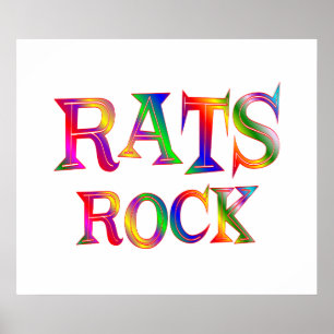 Rats Rock Poster